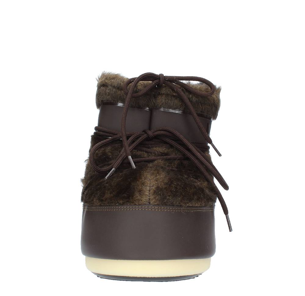 MOON BOOT Stivaletti Da Neve Modello ICON LOW FAUX FUR MOON BOOT In Gomma Ed Ecopelliccia