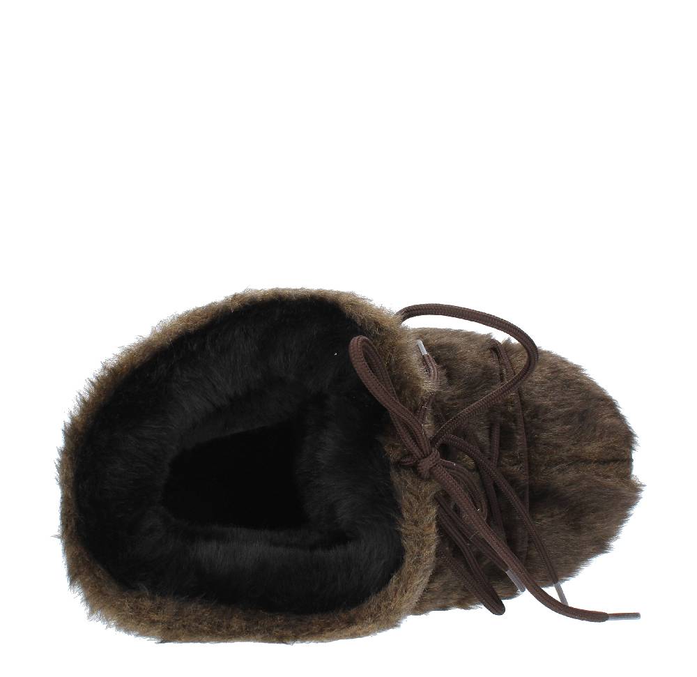 MOON BOOT Stivaletti Da Neve Modello ICON LOW FAUX FUR MOON BOOT In Gomma Ed Ecopelliccia