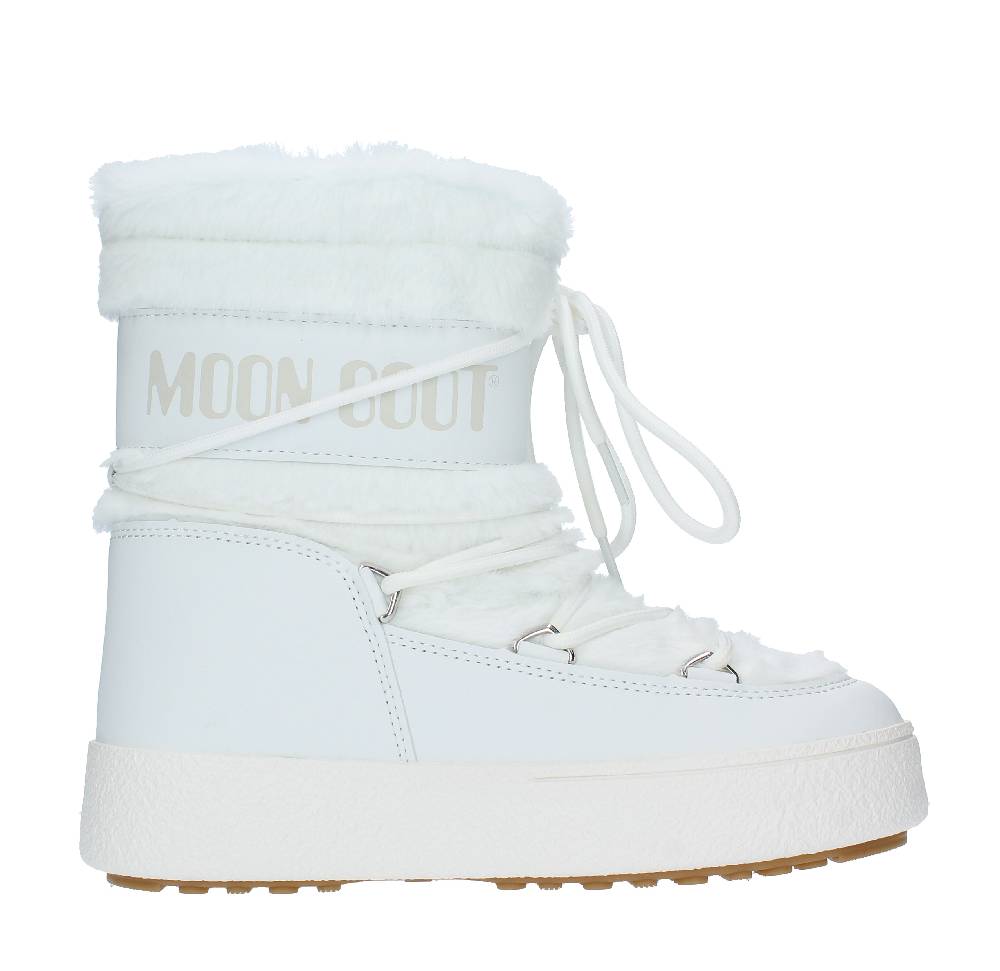 MOON BOOT Stivaletti Da Neve Modello LTRACK FAUX FUR MOON BOOT In Ecopelliccia E Nylon Tecnico Idrorepellente