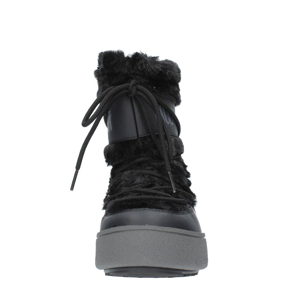 MOON BOOT Stivaletti Da Neve Modello LTRACK FAUX FUR MOON BOOT In Ecopelliccia E Nylon Tecnico Idrorepellente
