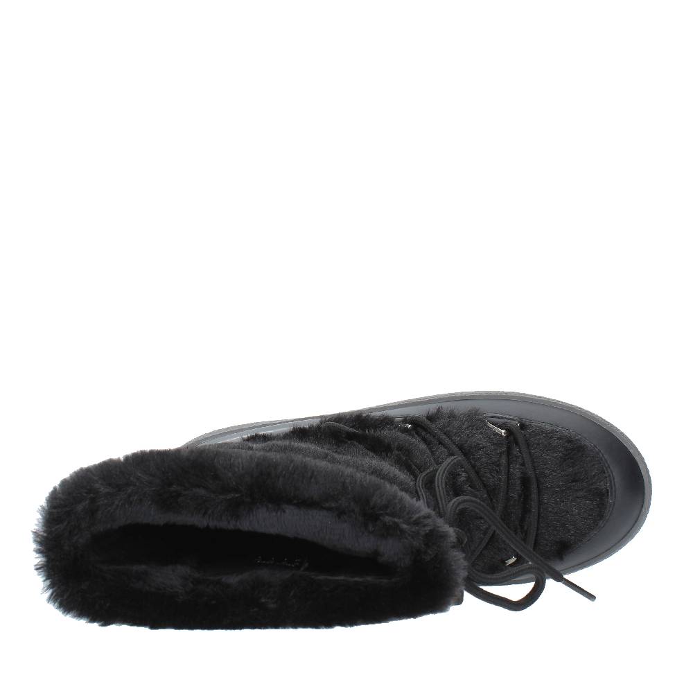MOON BOOT Stivaletti Da Neve Modello LTRACK FAUX FUR MOON BOOT In Ecopelliccia E Nylon Tecnico Idrorepellente