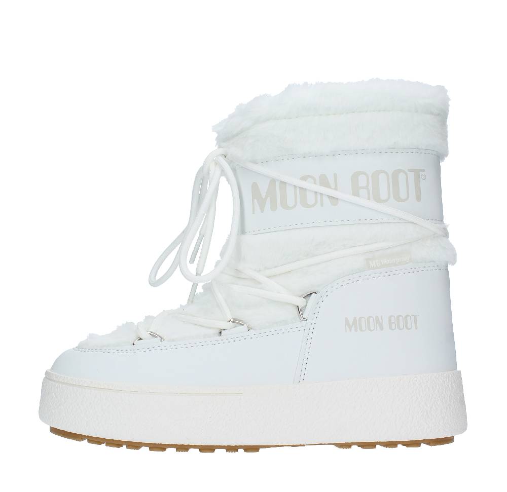 MOON BOOT Stivaletti da neve modello LTRACK FAUX FUR MOON BOOT in ecopelliccia e nylon tecnico idrorepellente