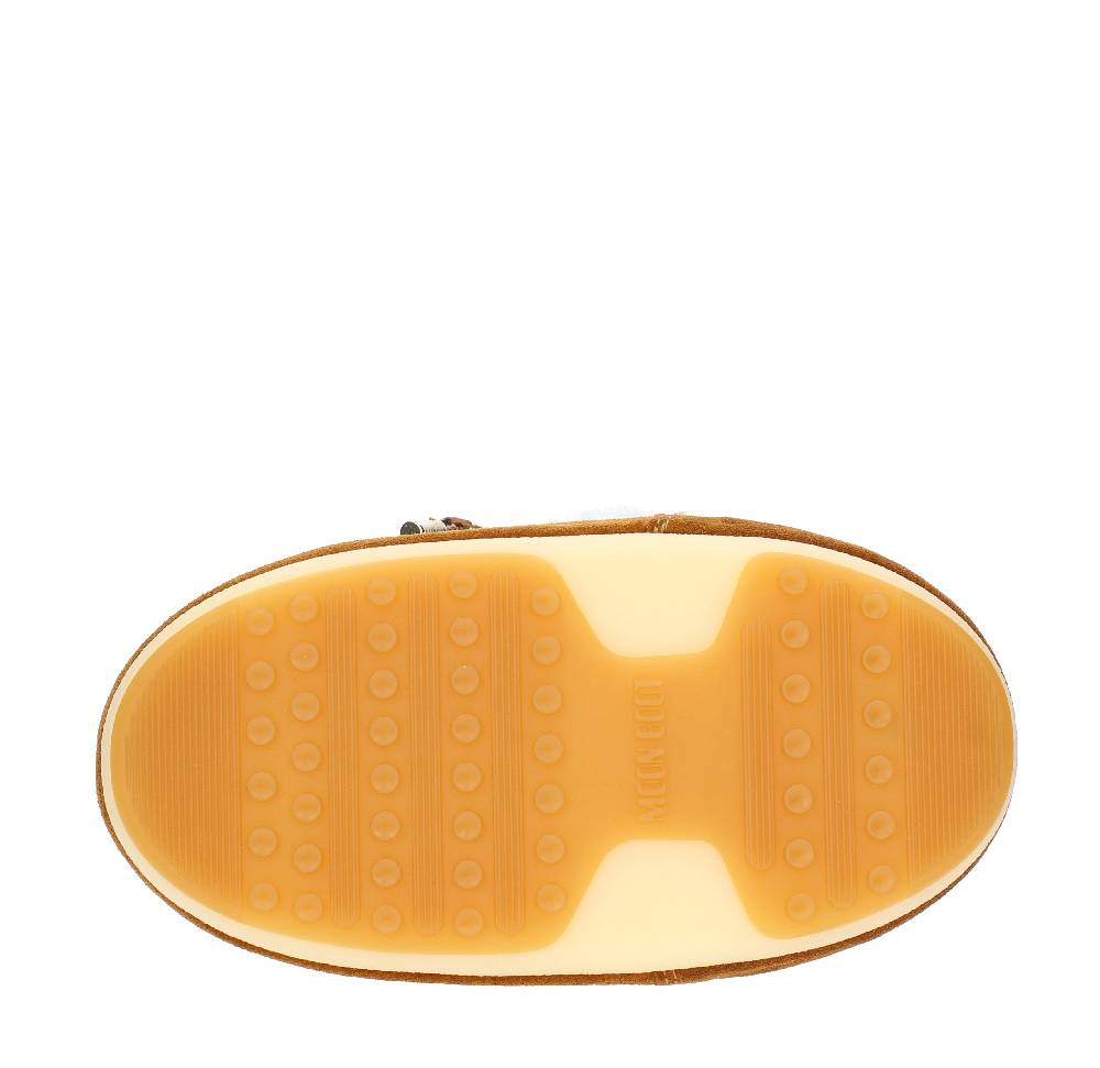 MOON BOOT Stivaletti Da Neve Modello PUMPS SHEARLING MOON BOOT In Pelliccia E Camoscio