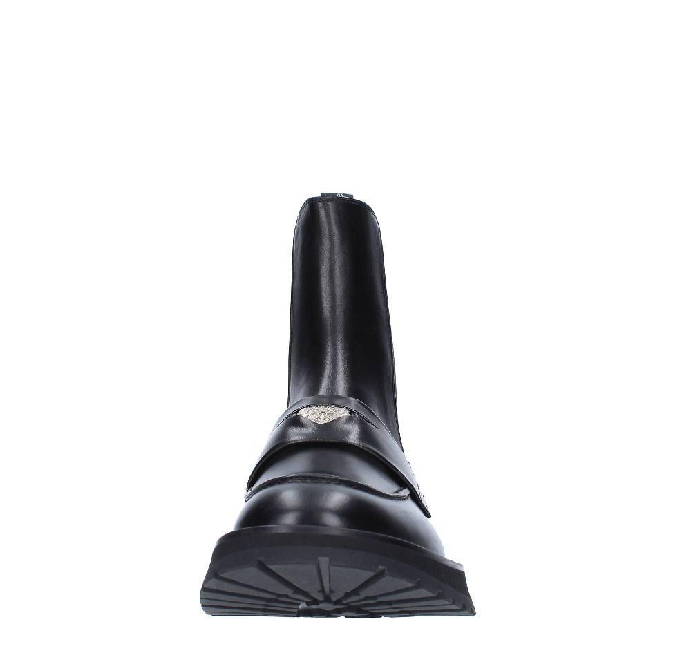 ALEXANDER MCQUEEN Stivaletti Stile Mocassino In Pelle