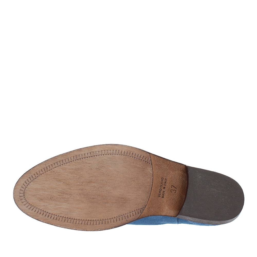 VIA ROMA 15 Stivaletti Texani Modello 4035 In Camoscio