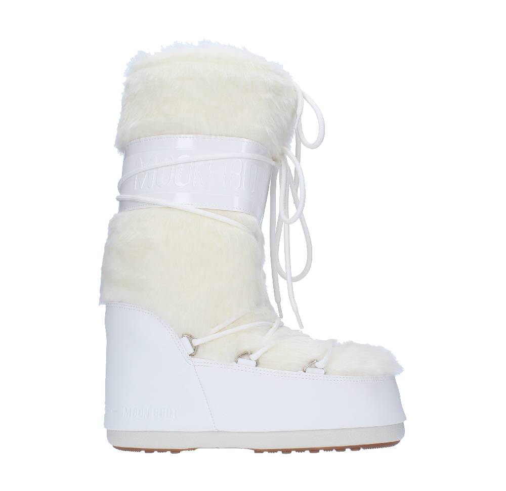 MOON BOOT Stivali Da Neve Modello ICON FAUX FUR MOON BOOT In Pelliccia Sintetica