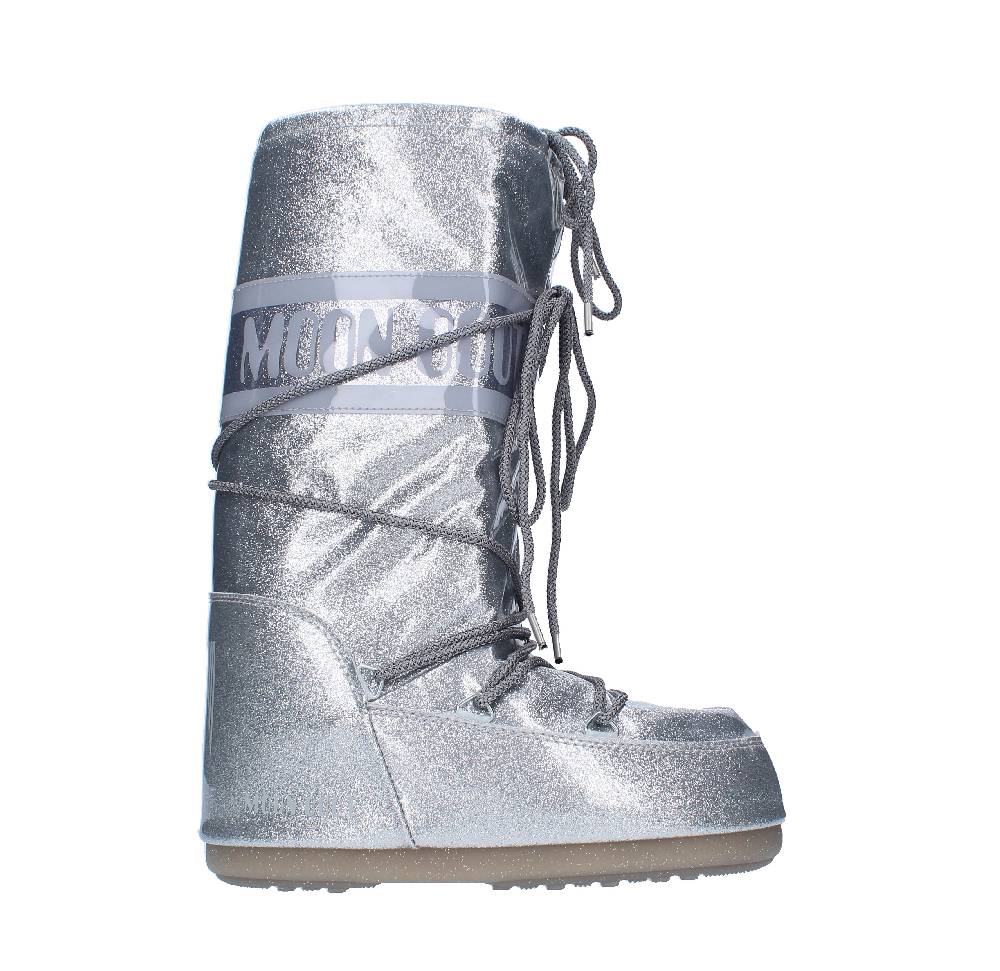 MOON BOOT Stivali Da Neve Modello ICON GLITTER MOON BOOT In Nylon Tecnico Idrorepellente