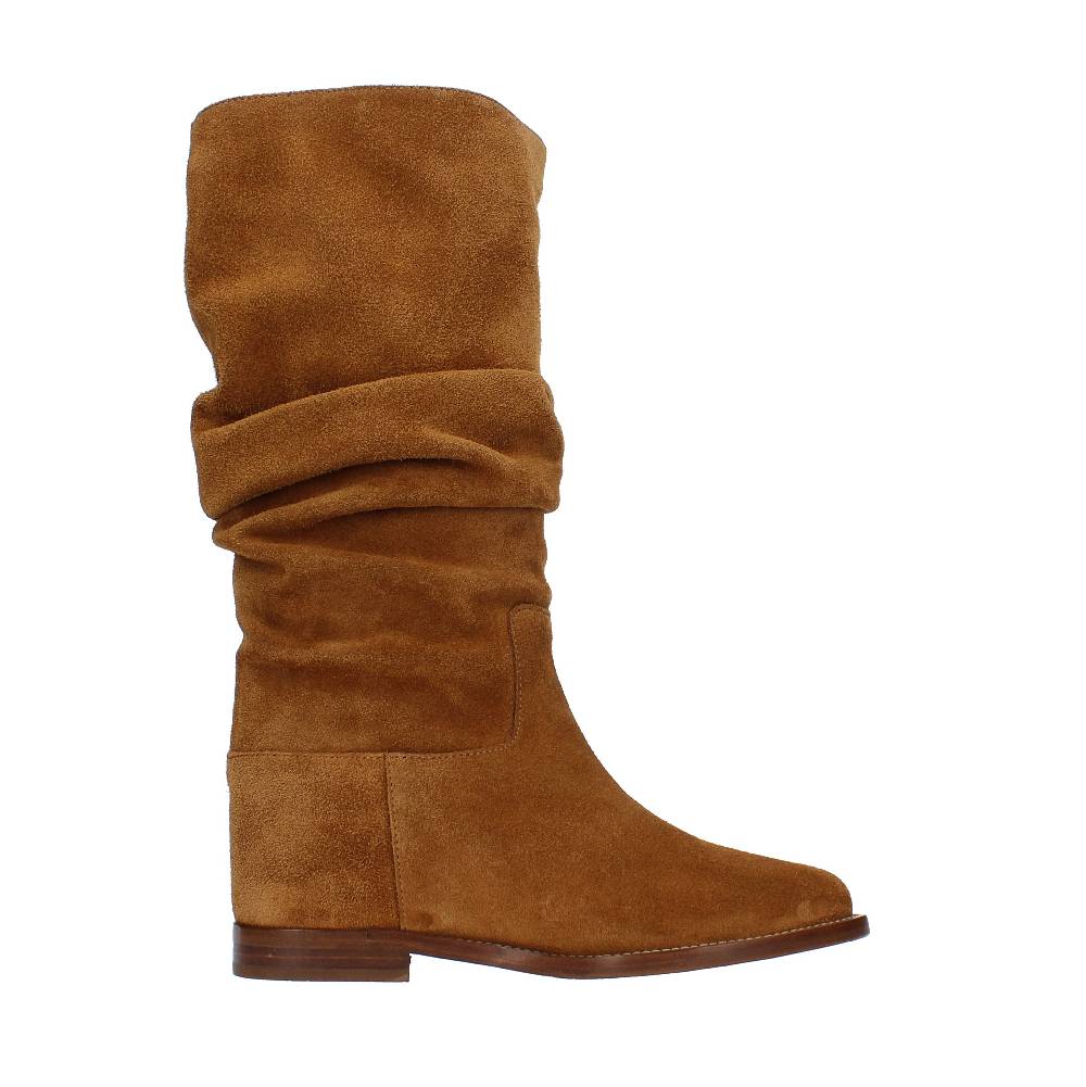 VIA ROMA 15 Stivali Modello 4159 Di VIA ROMA In Camoscio