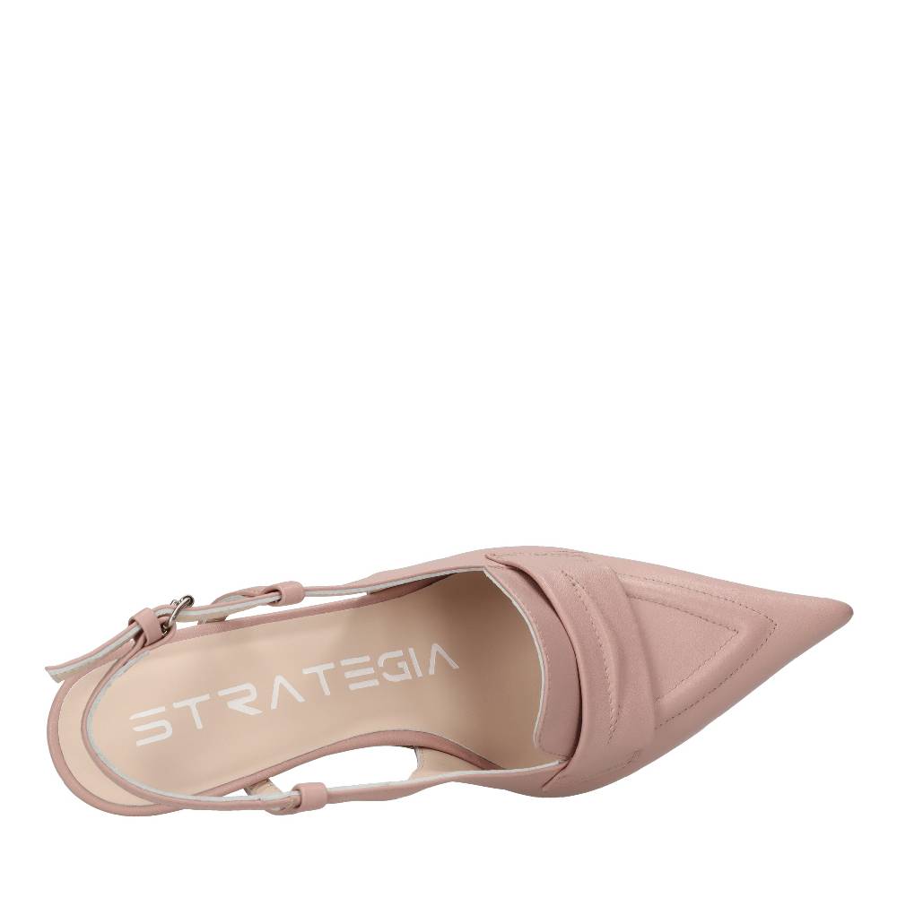 STRATEGIA Décolleté Slingback In Pelle