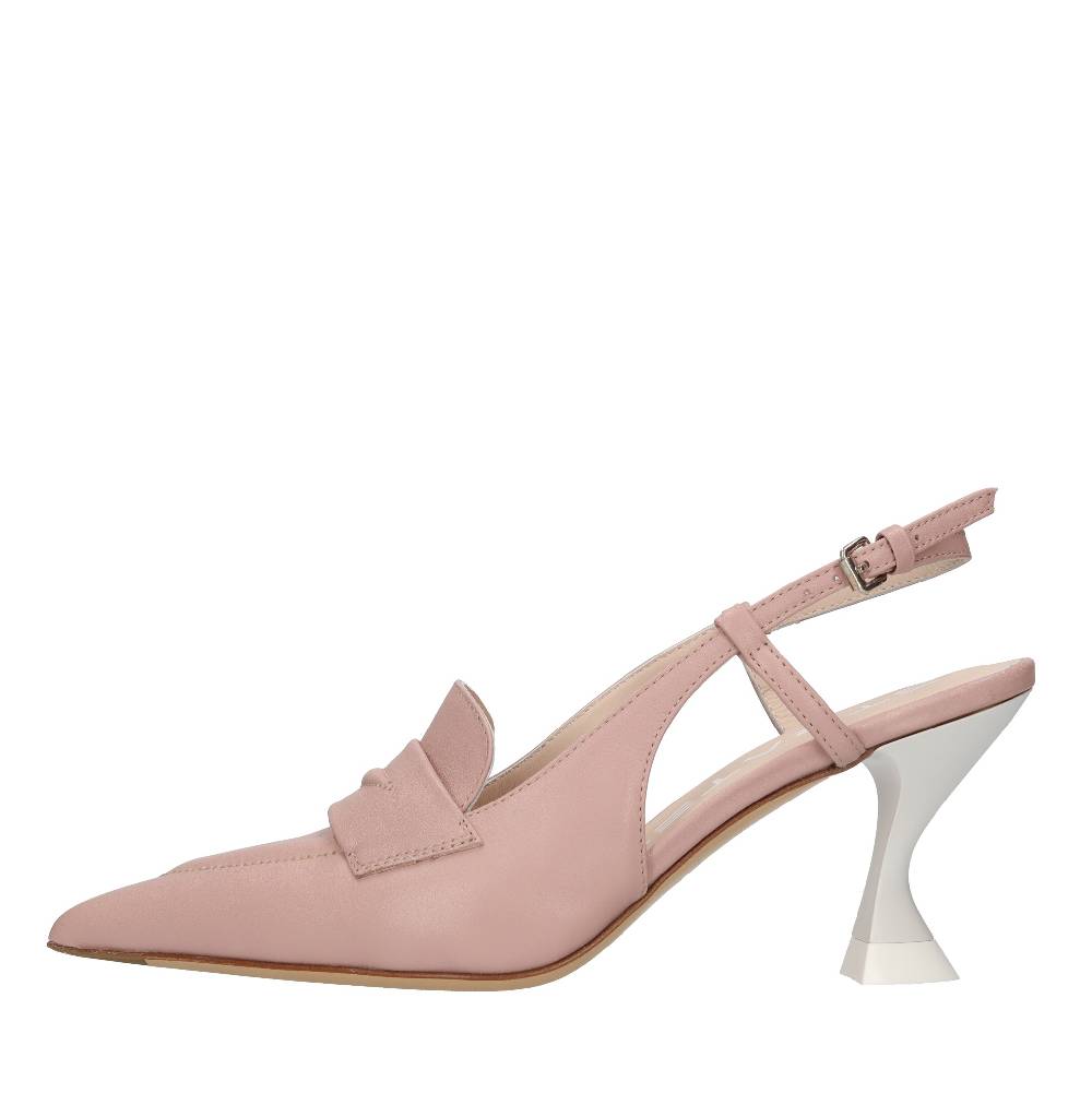 STRATEGIA Décolleté slingback in pelle
