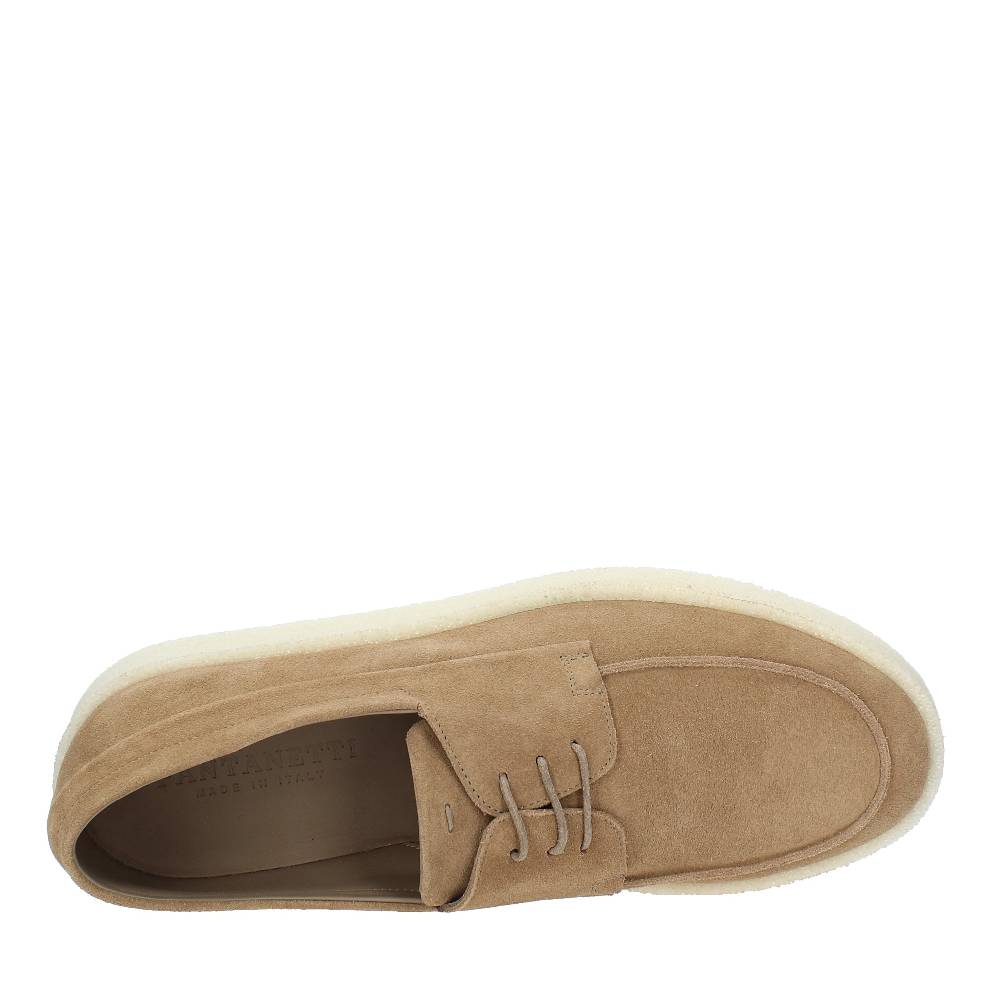 PANTANETTI Stringate Modello 17430A ELITE In Camoscio