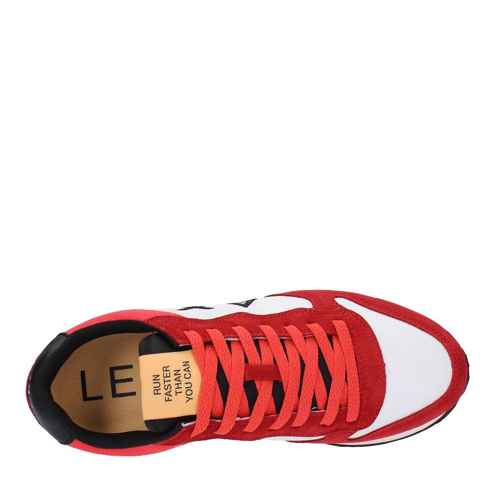 SUN68 Sneakers In Camoscio E Tessuto