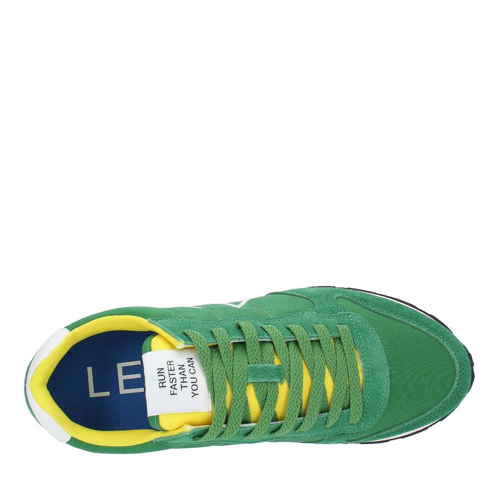 SUN68 Sneakers In Camoscio E Tessuto