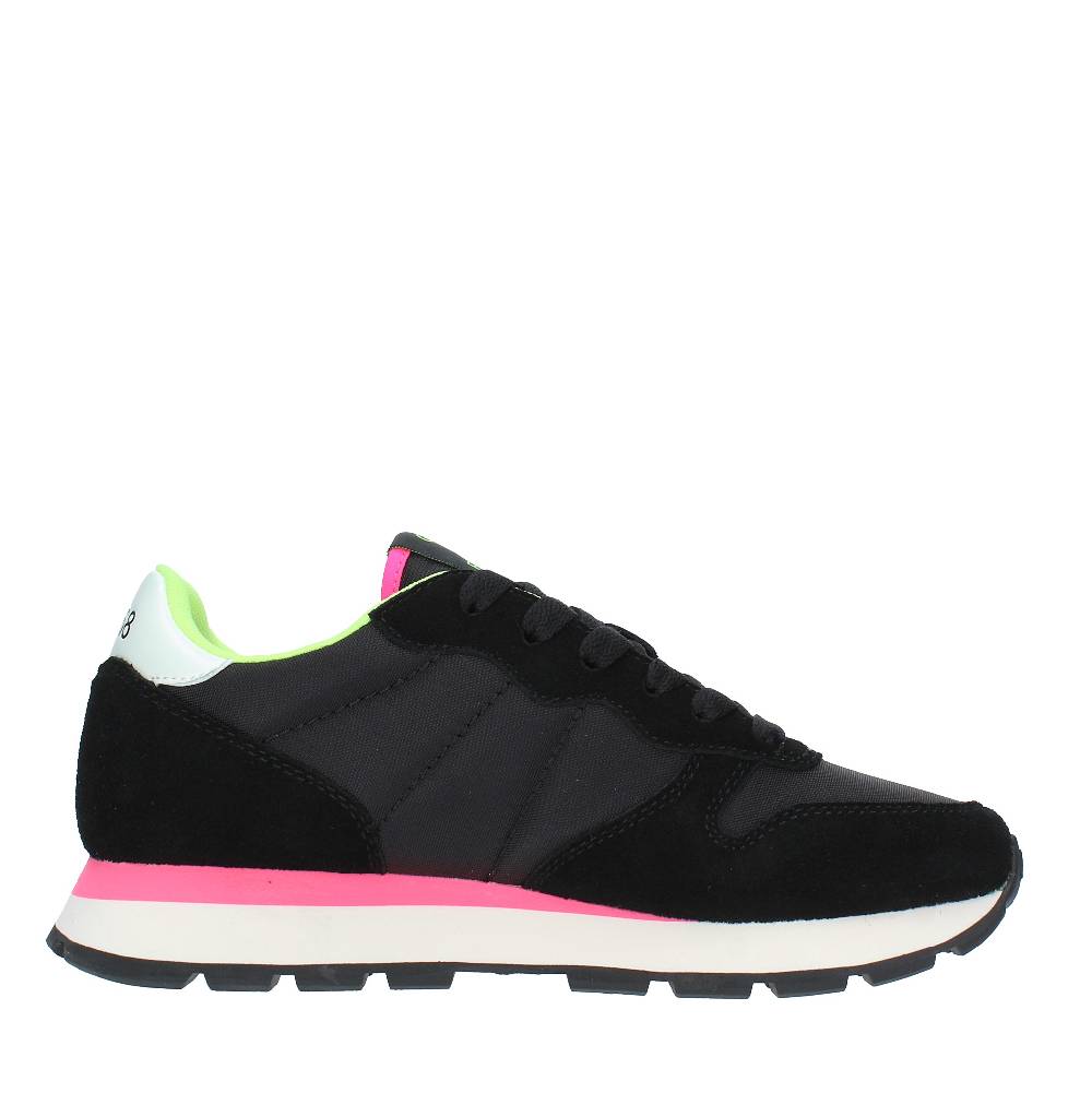 SUN68 Sneakers In Camoscio E Tessuto