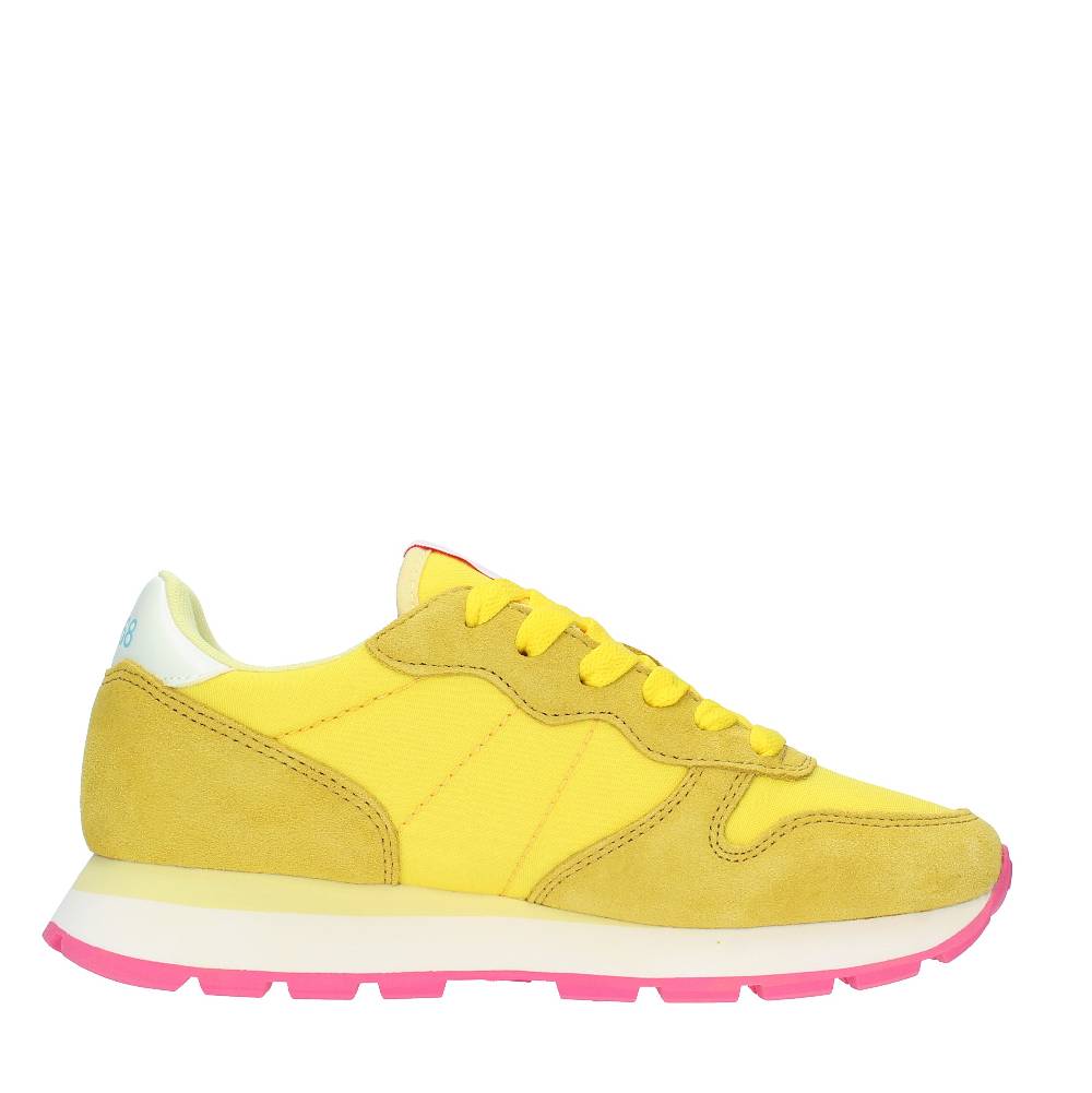 SUN68 Sneakers In Camoscio E Tessuto