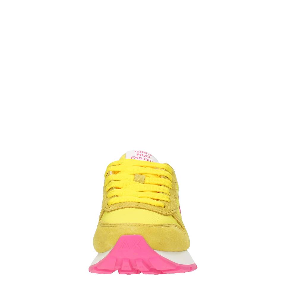 SUN68 Sneakers In Camoscio E Tessuto