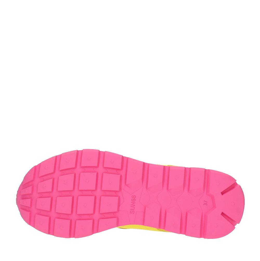 SUN68 Sneakers In Camoscio E Tessuto