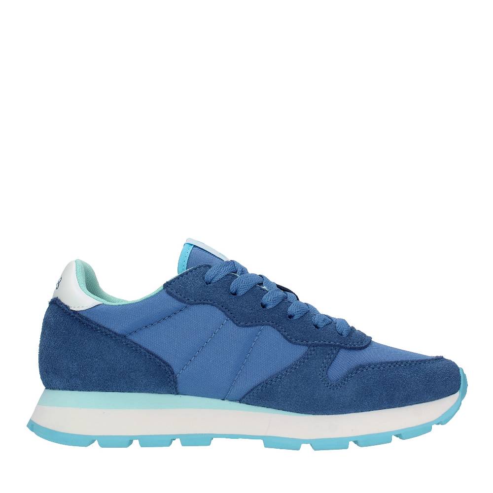 SUN68 Sneakers In Camoscio E Tessuto