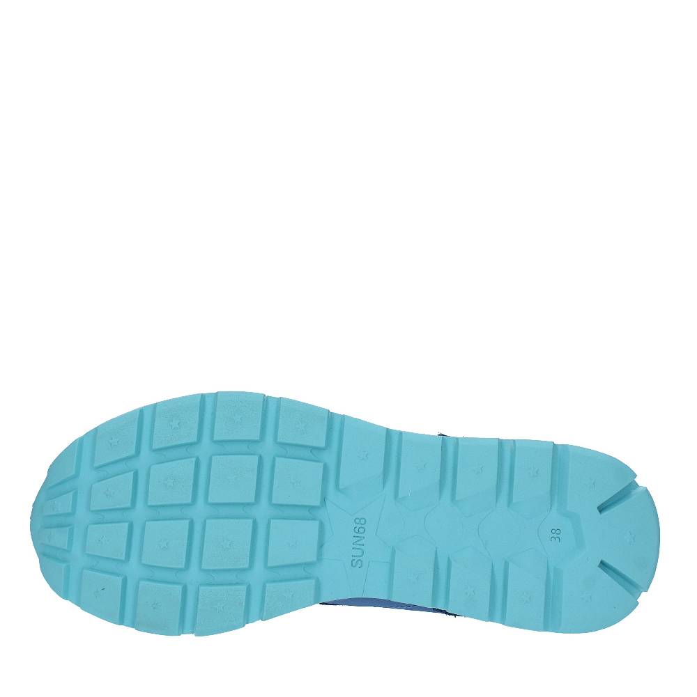 SUN68 Sneakers In Camoscio E Tessuto