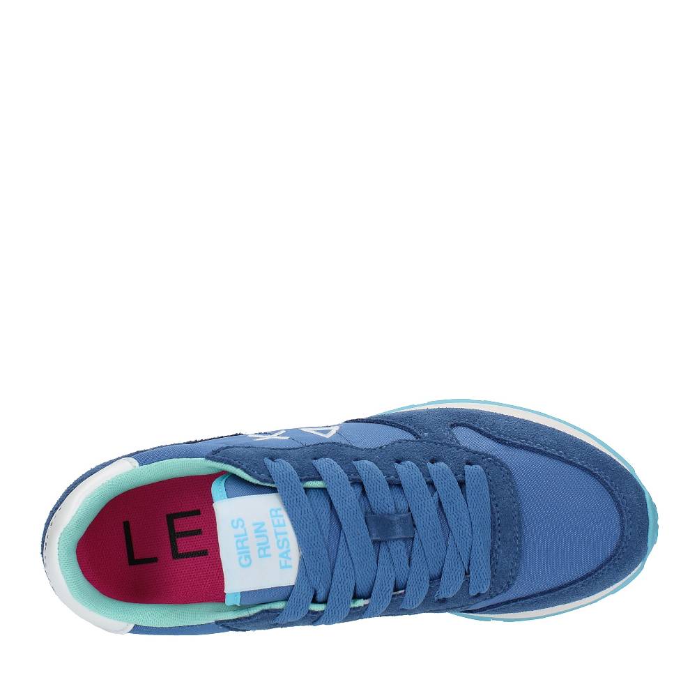 SUN68 Sneakers In Camoscio E Tessuto