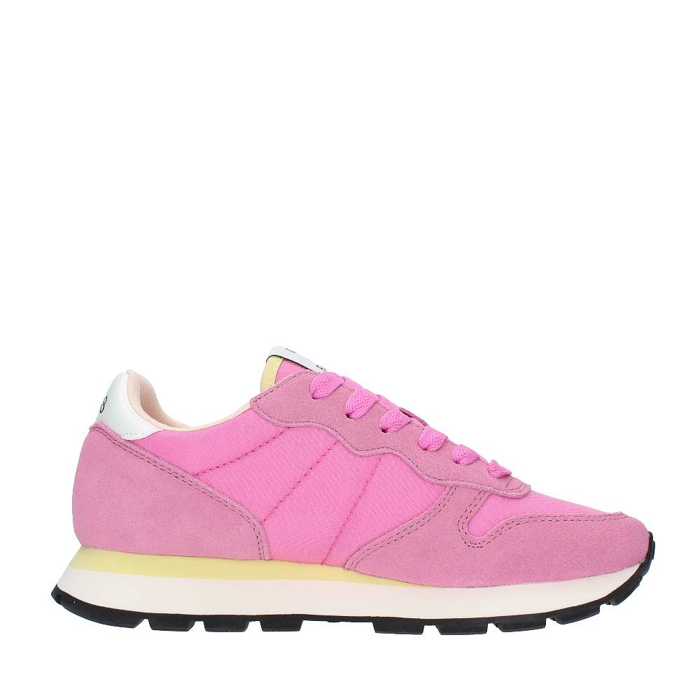 SUN68 Sneakers In Camoscio E Tessuto