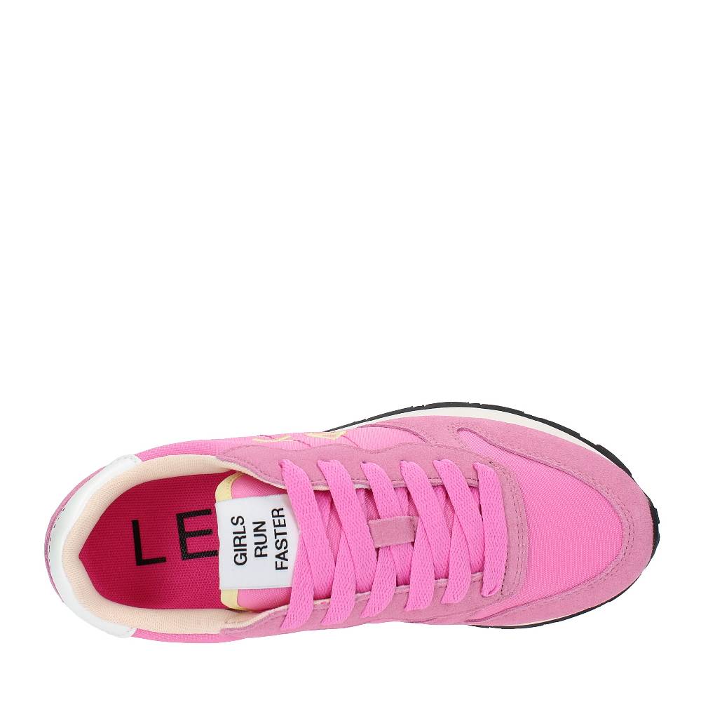 SUN68 Sneakers In Camoscio E Tessuto