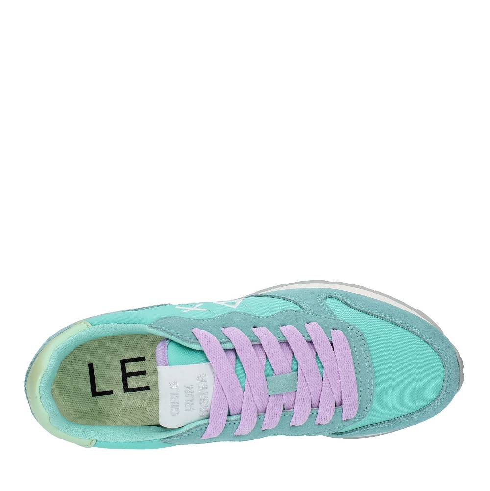 SUN68 Sneakers In Camoscio E Tessuto