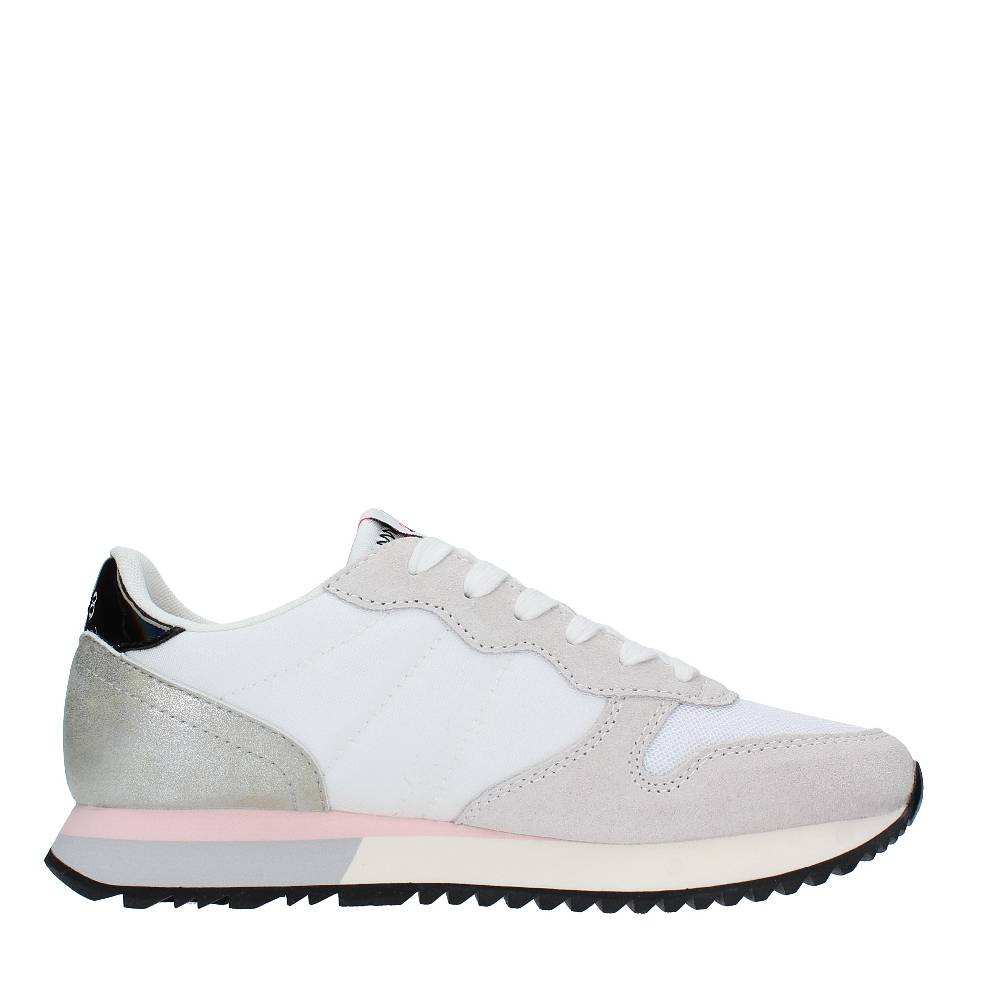 SUN68 Sneakers In Camoscio E Tessuto