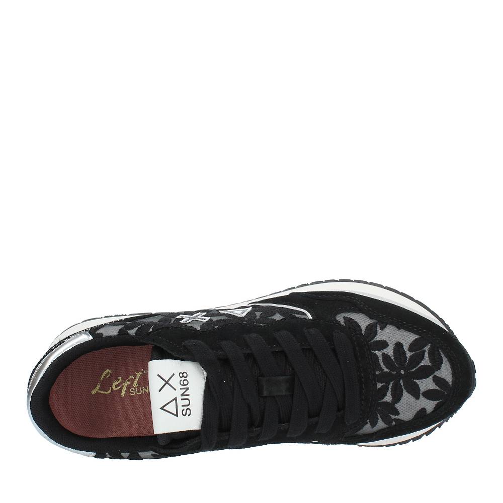 SUN68 Sneakers In Camoscio E Tessuto