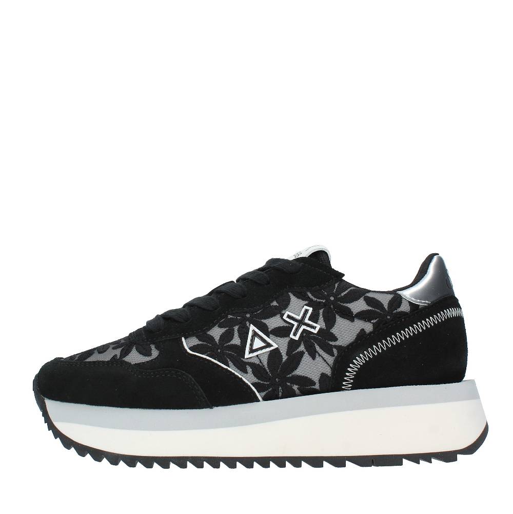 SUN68 Sneakers in camoscio e tessuto