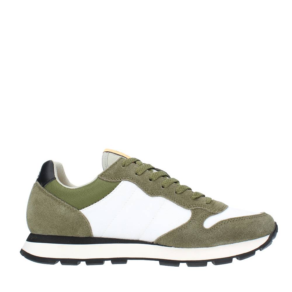 SUN68 Sneakers In Camoscio E Tessuto