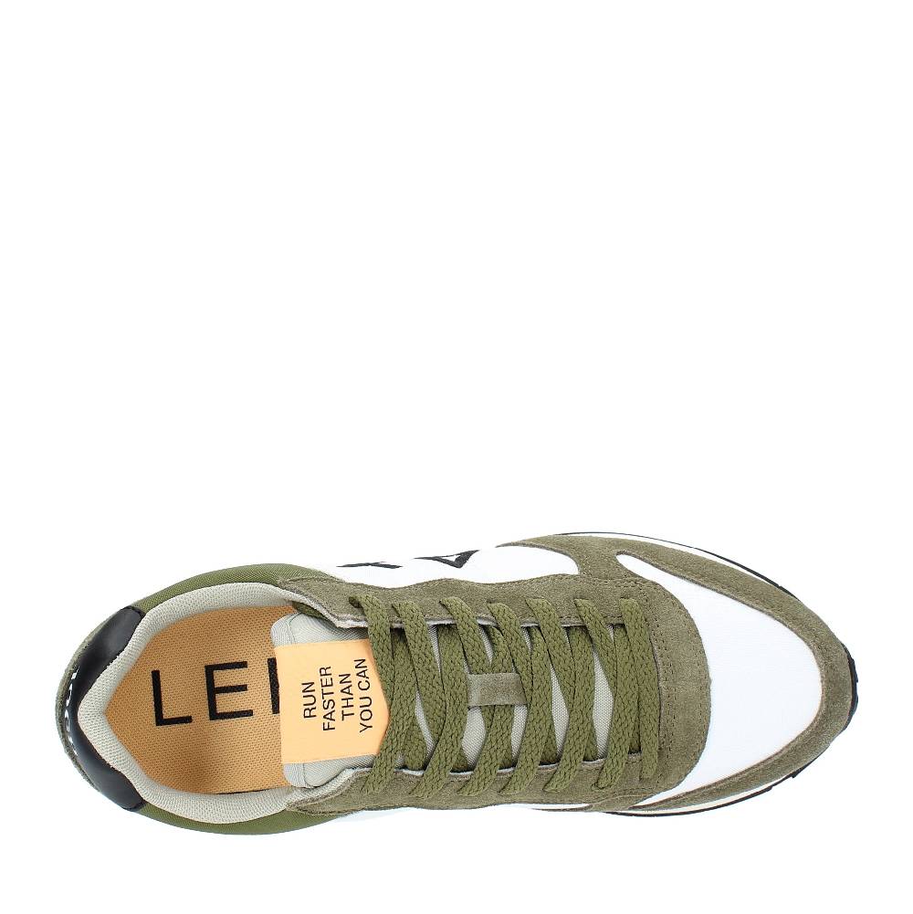 SUN68 Sneakers In Camoscio E Tessuto