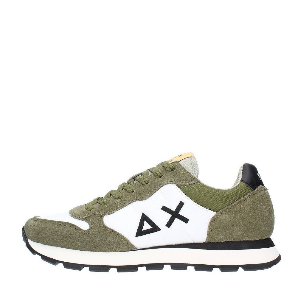 SUN68 Sneakers in camoscio e tessuto