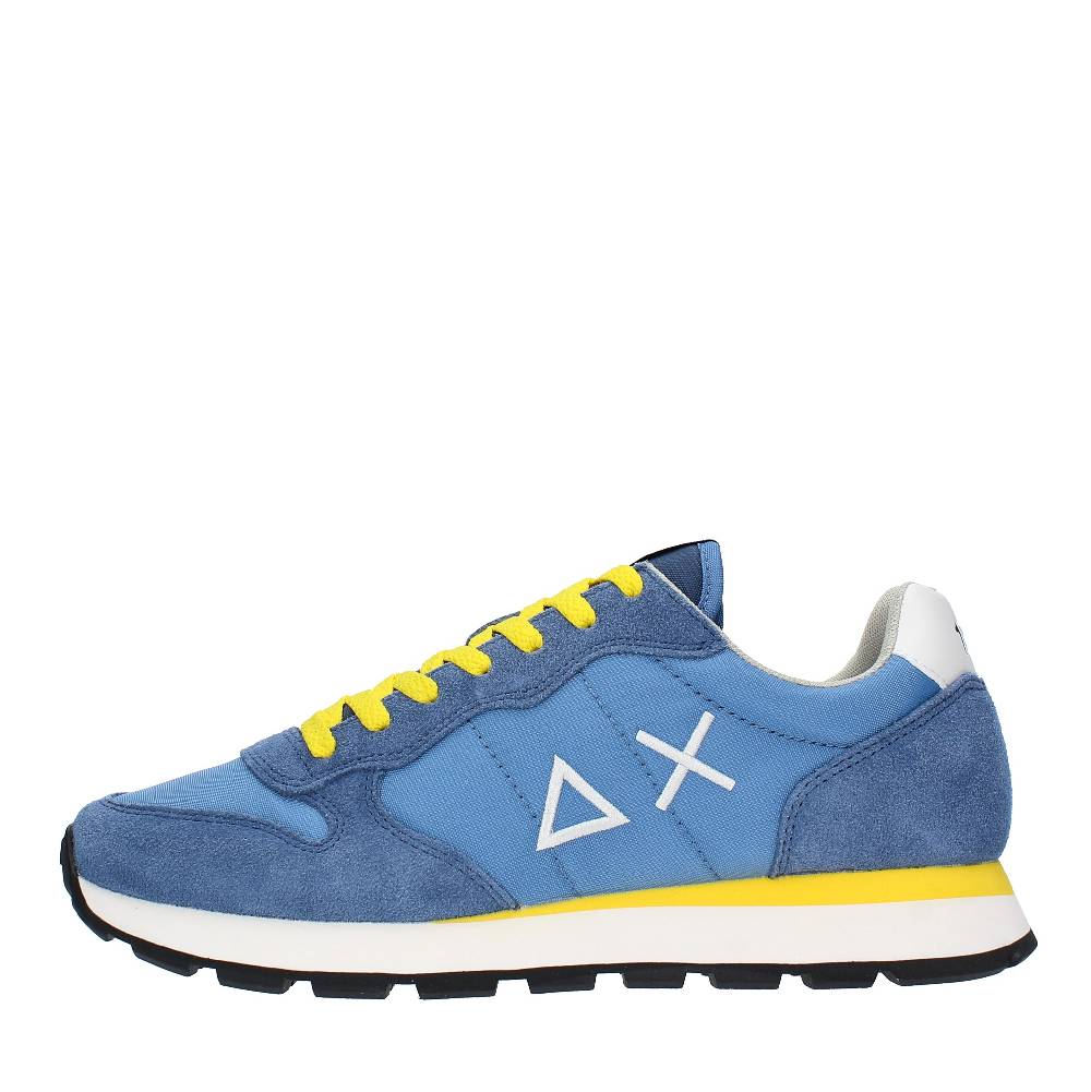 SUN68 Sneakers in camoscio e tessuto