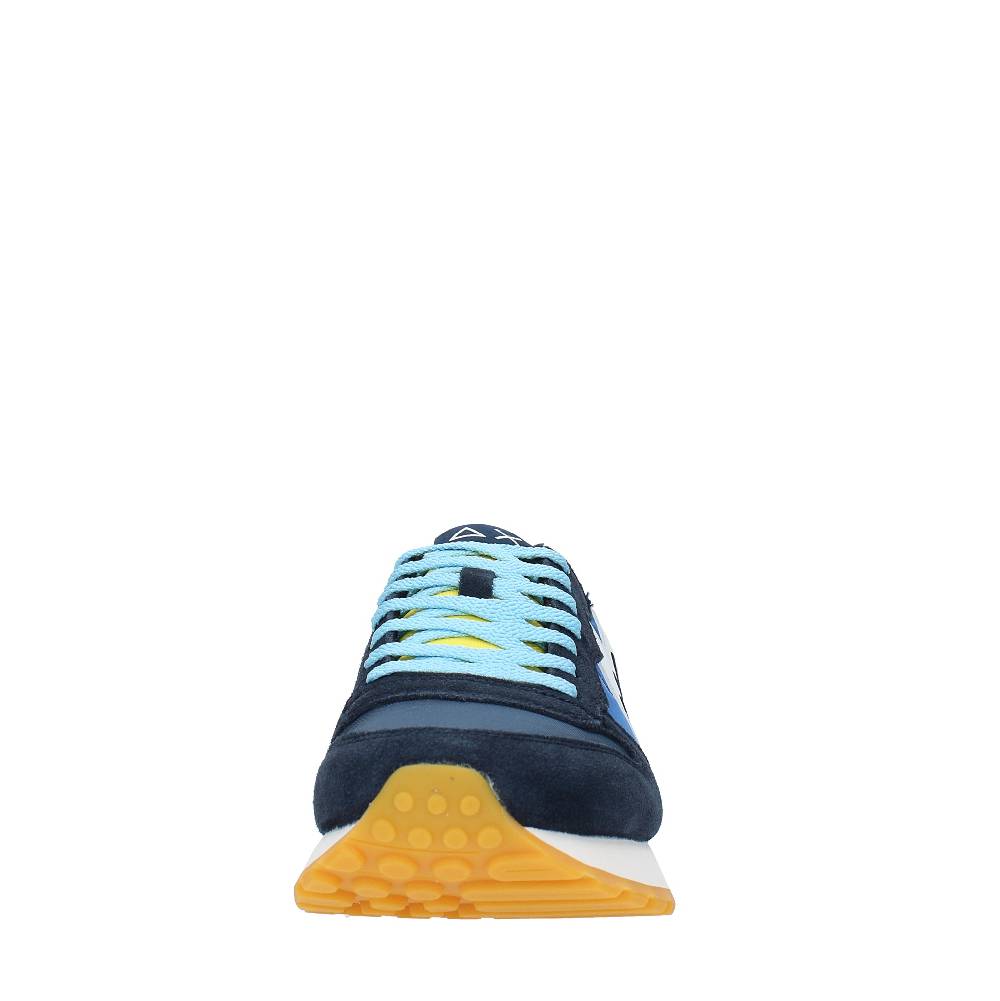 SUN68 Sneakers In Pelle Camoscio E Tessuto