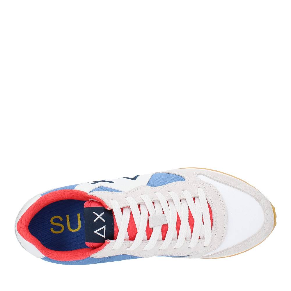 SUN68 Sneakers In Pelle Camoscio E Tessuto