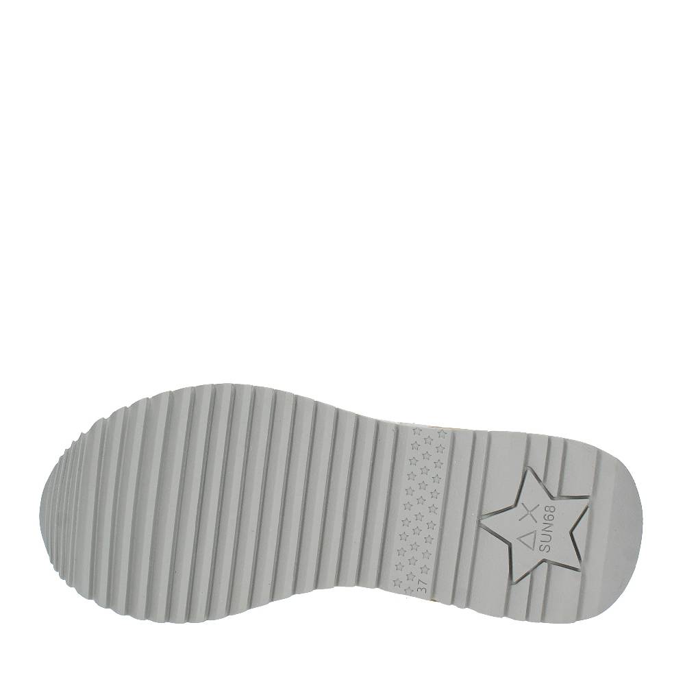 SUN68 Sneakers In Pelle Camoscio E Tessuto