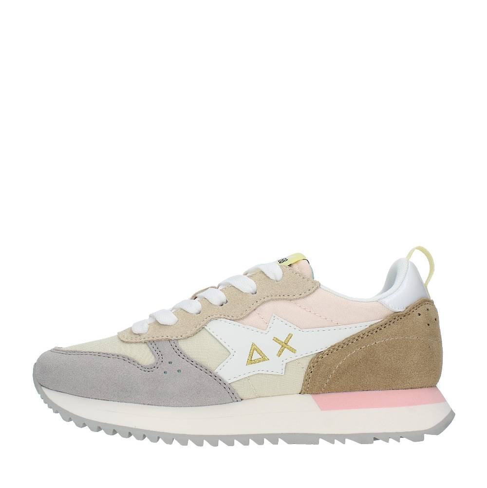 SUN68 Sneakers in pelle camoscio e tessuto