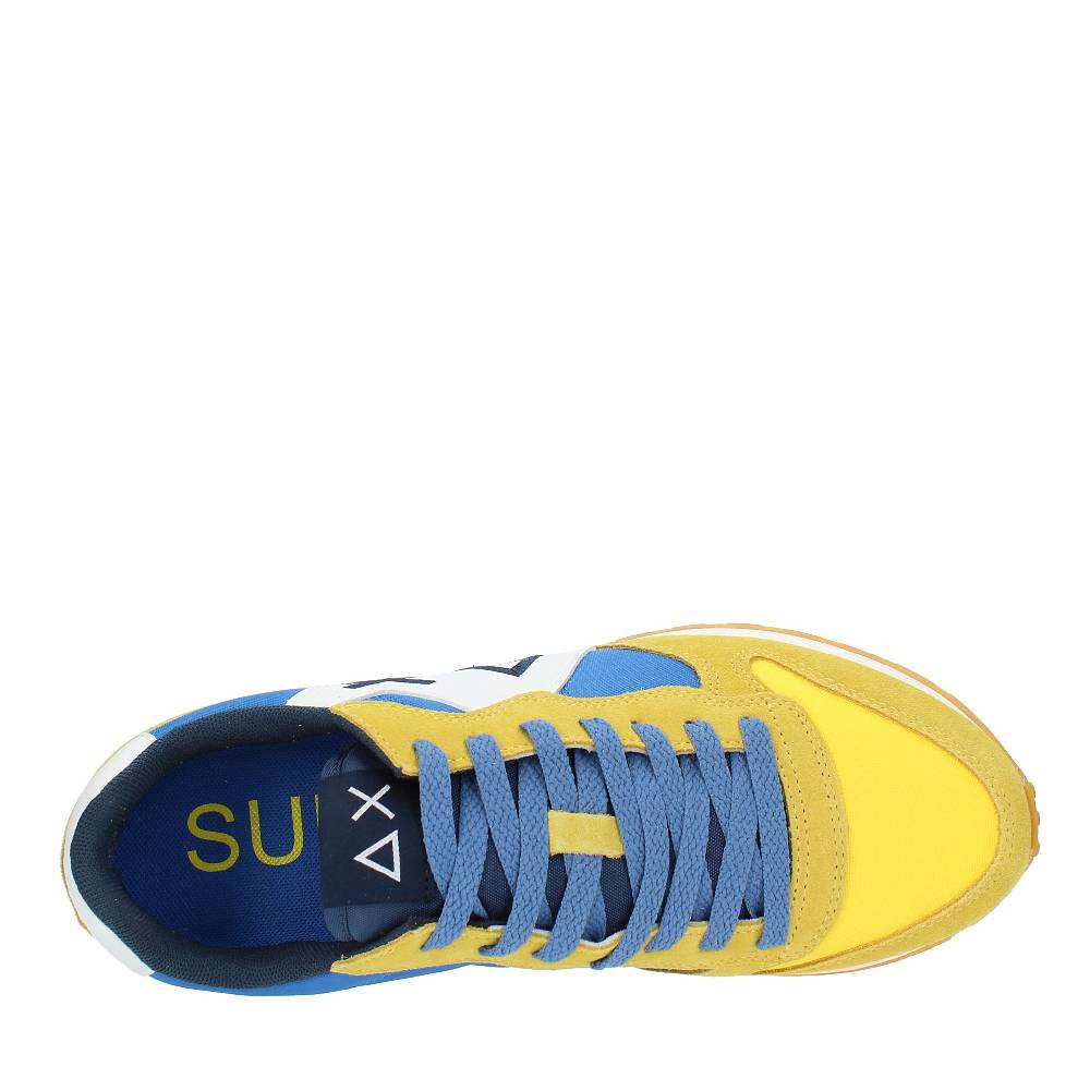 SUN68 Sneakers In Pelle Camoscio E Tessuto