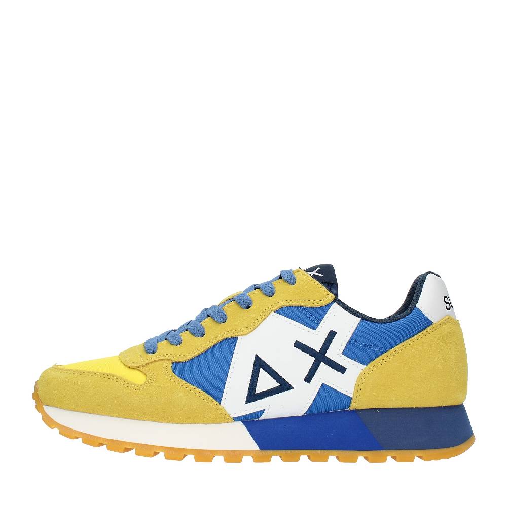 SUN68 Sneakers in pelle camoscio e tessuto