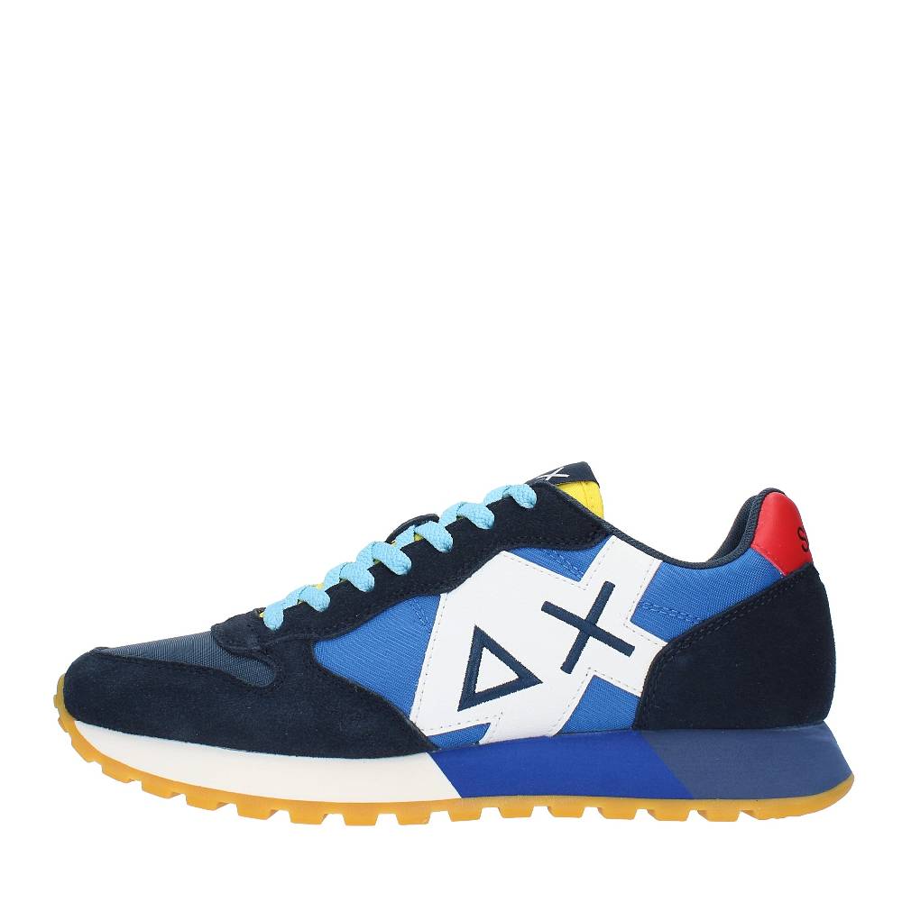 SUN68 Sneakers in pelle camoscio e tessuto