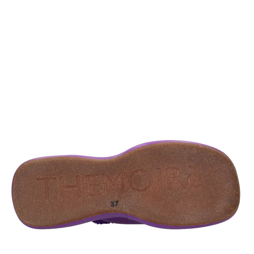 THEMOIRE Mules Con Zeppa In Tessuto Vegano