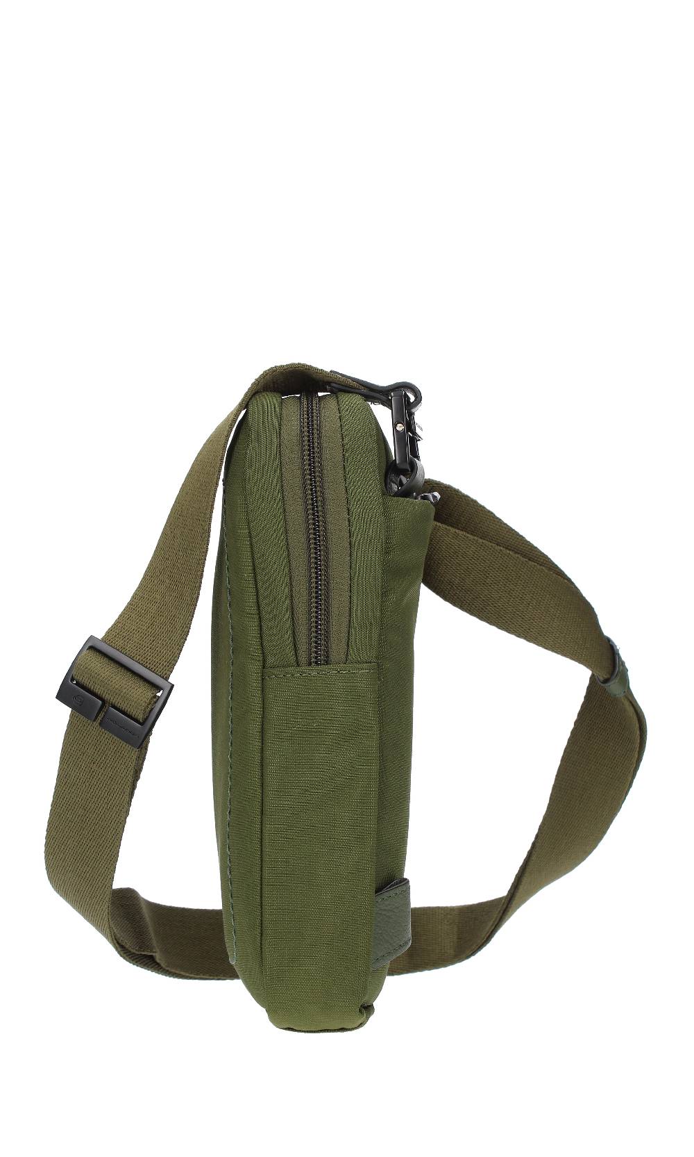 PIQUADRO Tracolla PIQUADRO Modello CA3084P1652 Doppia Portabilità In Tessuto Tecnico E Pelle