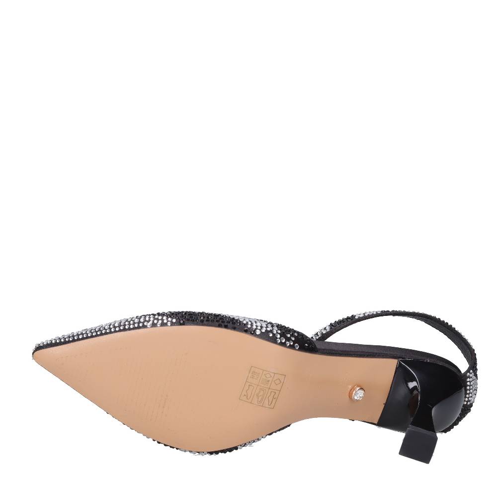 TWENTY FOURHAITCH Décolleté Slingback Con Strass