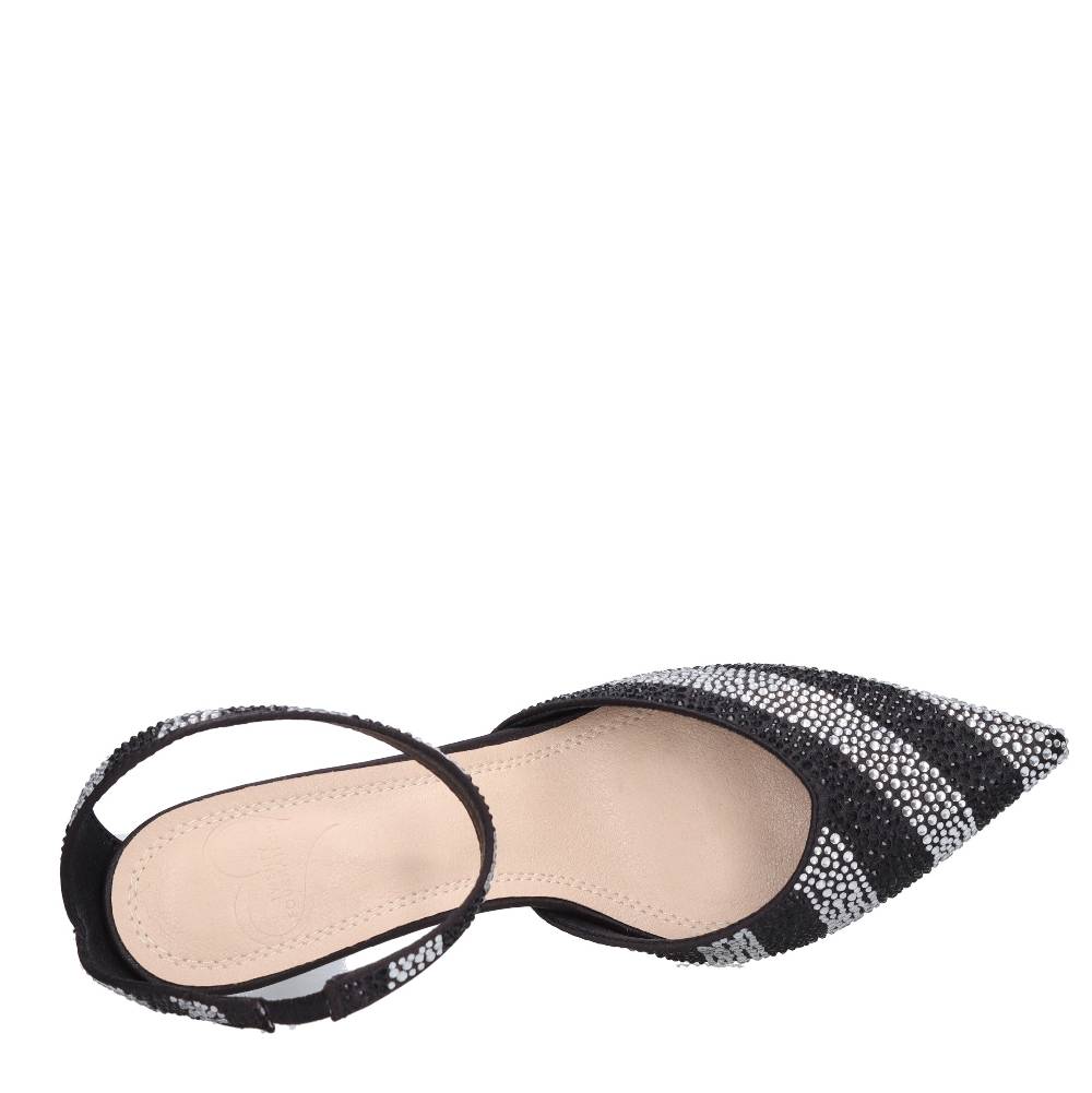 TWENTY FOURHAITCH Décolleté Slingback Con Strass