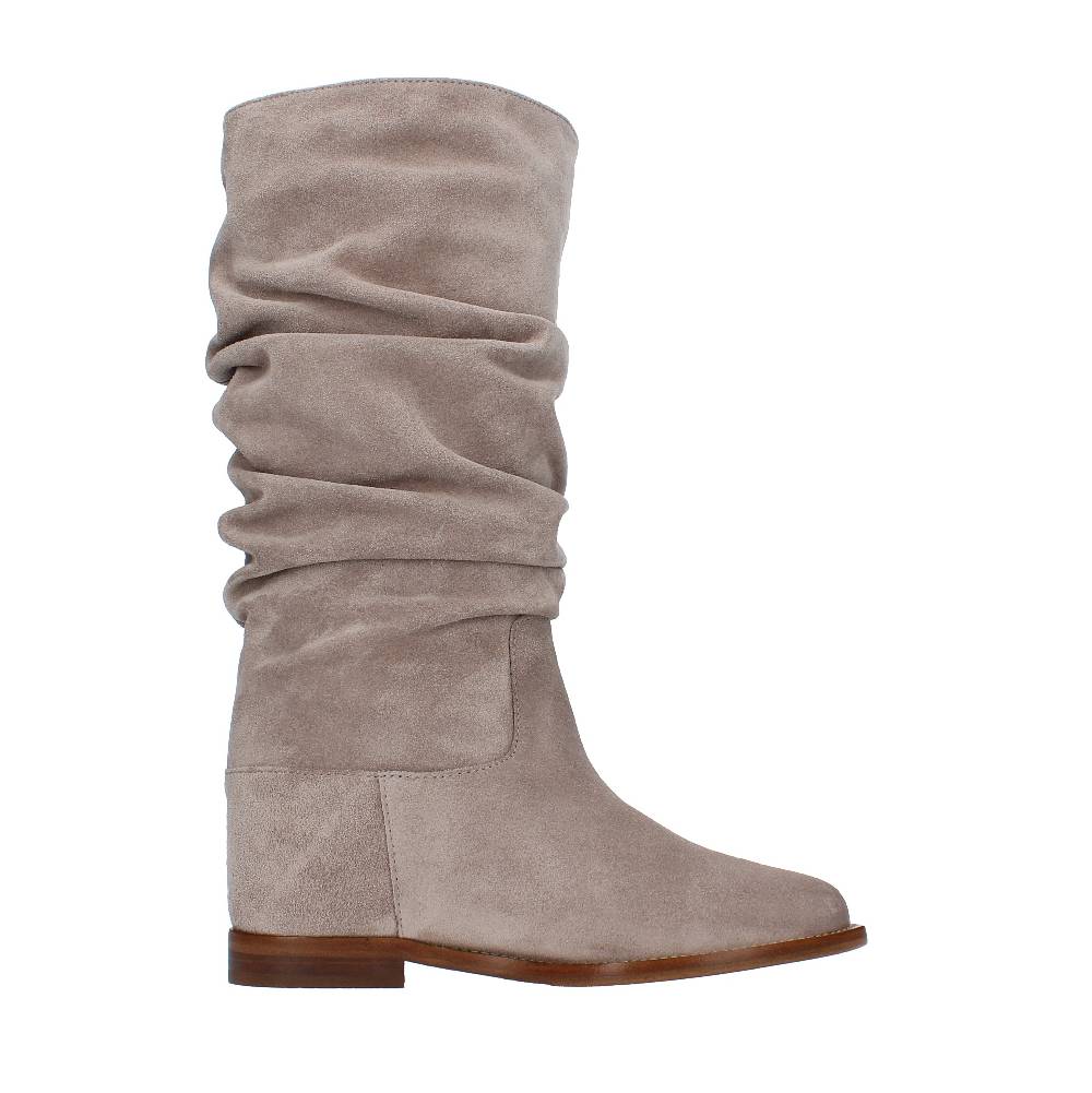 VIA ROMA 15 Stivali Modello 4159 In Camoscio