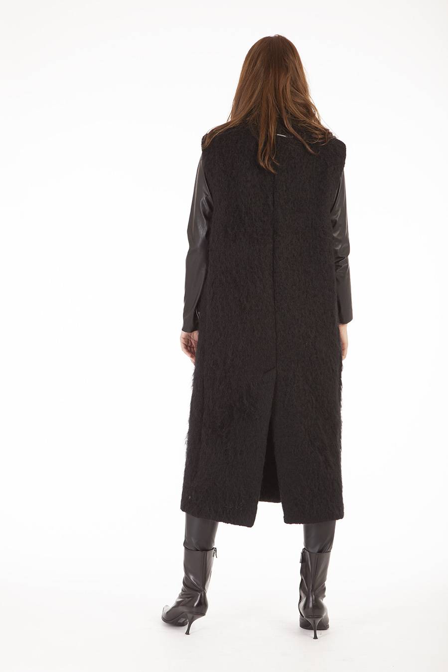 Nostrasantissima Cappotto Senza Maniche Lana Riccia