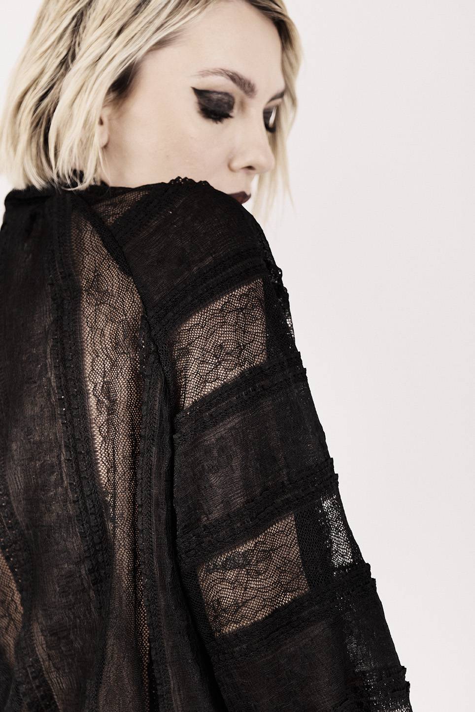 Nostrasantissima Camicia Over In Pizzo