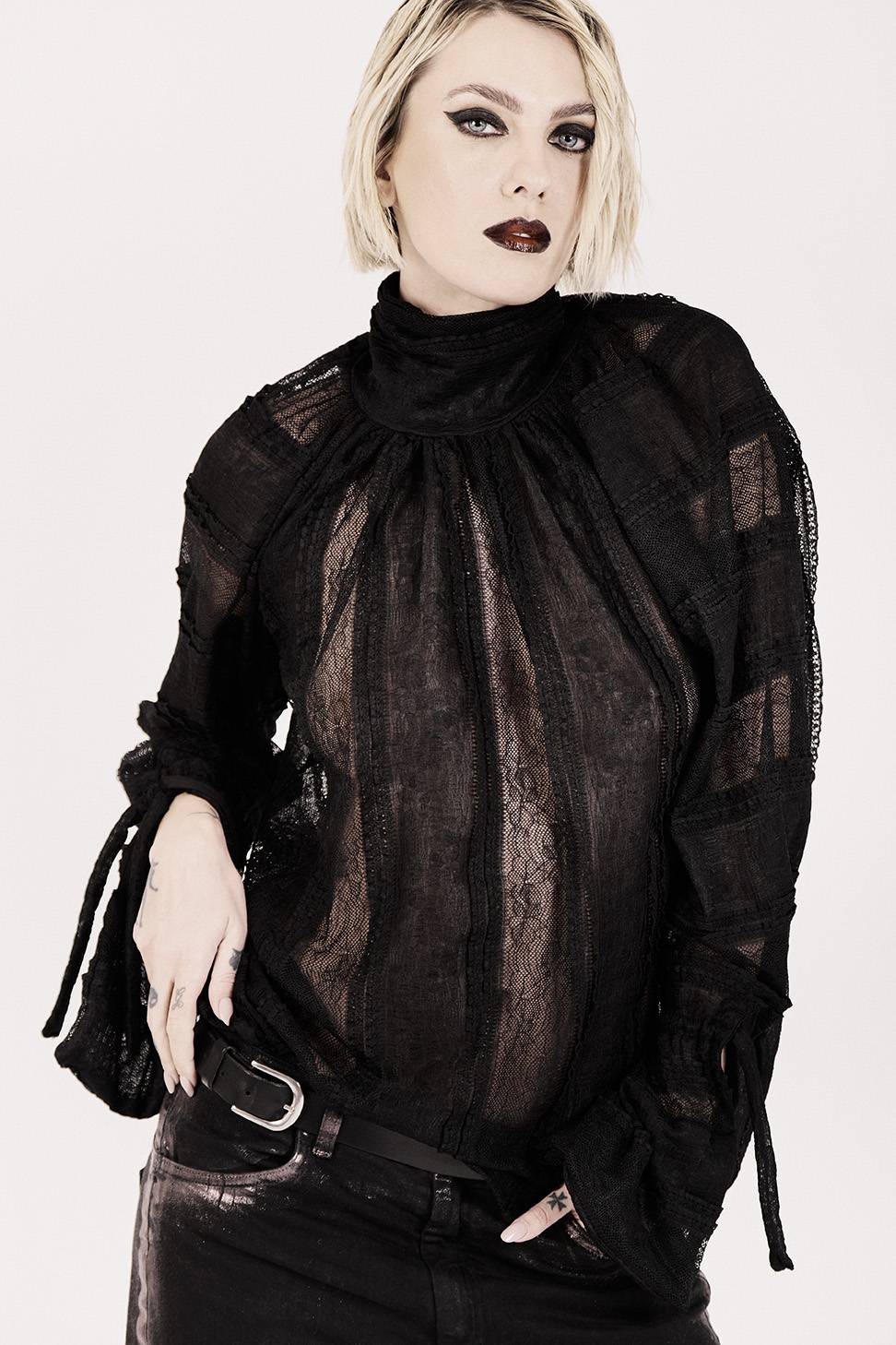 Nostrasantissima Camicia Over In Pizzo