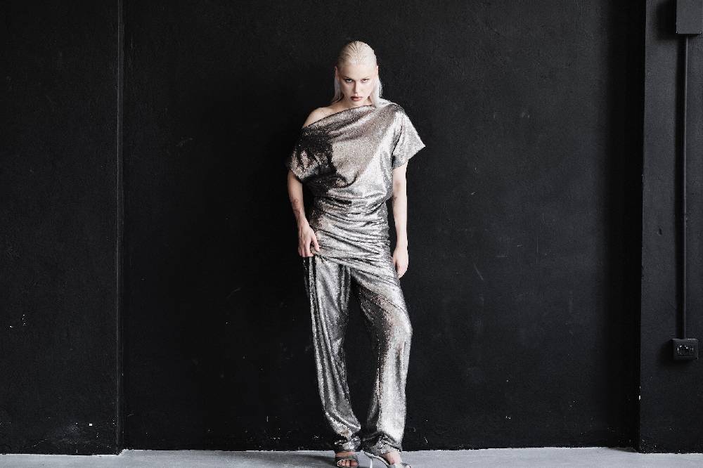 Nostrasantissima PANTALONI PAILLETTES